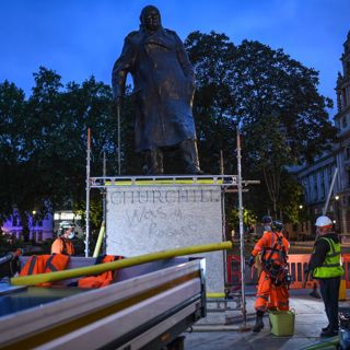 Is toppling a statue an act of performance art?