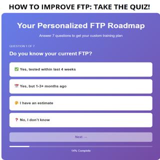 How to Improve FTP: Take The Quiz!