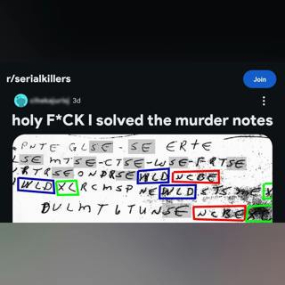 Internet Races to Decipher the Murder Notes That Could Catch a Killer