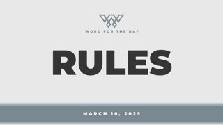Rules