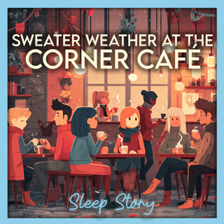 A Warm Café on a Rainy Autumn Night | Cozy Bedtime Story for Adults with Gentle Rain Sounds, Firelight & Soothing Narration