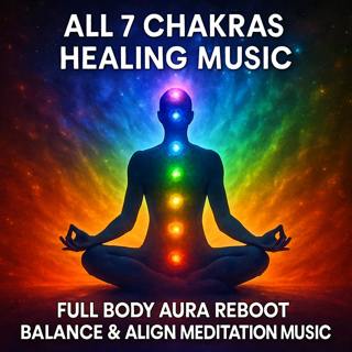 ALL 7 CHAKRAS HEALING MUSIC, Full Body Aura Reboot, Balance & Align Meditation Music
