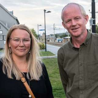 Opptakt: SVs Lars Haltbrekken og Hilde Gaebpie Danielsen