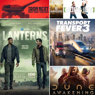 538. Den med Iron Nest, Transport Fever 3, Wardogs, Dune Awakening samt Lanterns