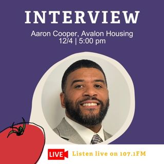 ROCKIN' FOR THE HUNGRY 2025 ~ Aaron Cooper, Executive Director for Avalon Housing, and Frederick, Avalon Housing