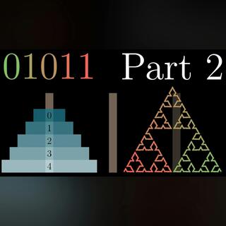 Binary, Hanoi, and Sierpinski, part 2