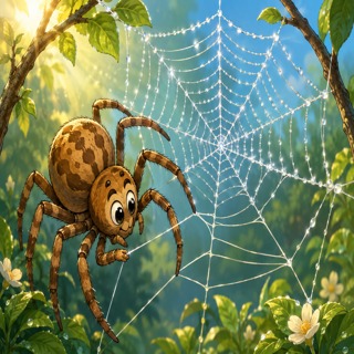 How Spiders Build Perfect Webs Without Being Taught