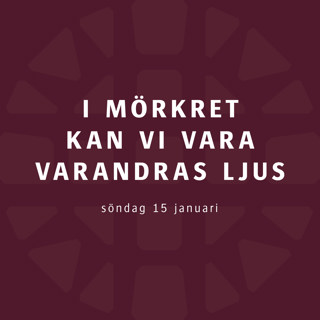 I mörkret kan vi vara varandras ljus – Lovisa Almén