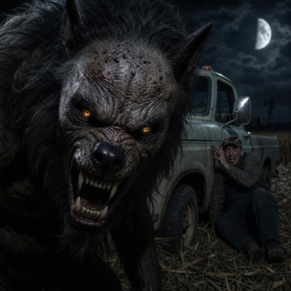 Werewolf Encounter in rural Nebraska