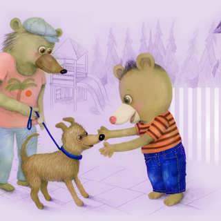 Randiga sagor: Nalle vill ha en hund – på svenska och samiska