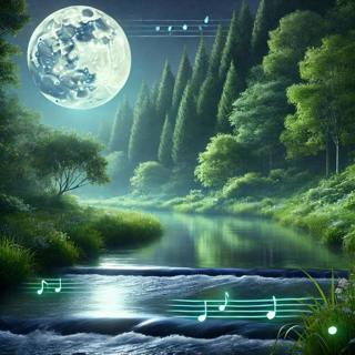 😴💧🎵 Relax with the soothing RIVER and gentle MUSIC for BETTER SLEEP