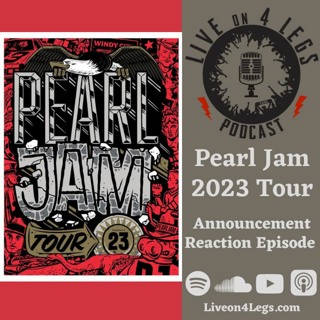 Pearl Jam 2023 Tour Announcement Reaction