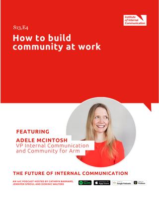 How to build community at work with Adele McIntosh