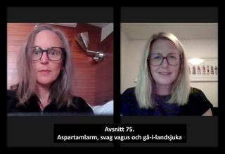 Avsnitt 75. Aspartamlarm, svag vagus och gå-i-landsjuka