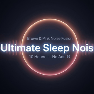 Brown & Pink Noise Fusion — 10 Hours Deep Sleep, Focus & Calm (Handmade | No Ads | Black Screen)