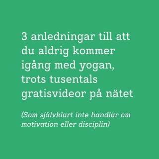 43. Varför blir det aldrig av?