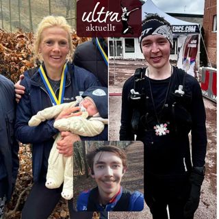 Madde över 70 på 6h, en månad efter förlossning. Wille vann spå skoterspår. Och uppsnacka inför långa trail-SM.