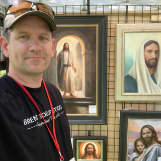 Painting the face of Christ