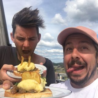 Strömming och mos med smak av Västerbottensost