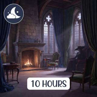Resident Evil ASMR - 10 Hours Lady Dimitrescu Fireplace Ambience for Deep Sleep and Relaxation