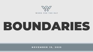 BOUNDARIES
