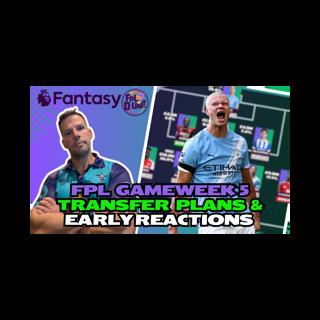 HAALAND ESSENTIAL?🤔| FPL GW 5 TRANSFER PLANS & EARLY REACTIONS🚨| Fantasy Premier League Tips 2025/26