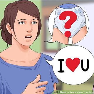 Q+ Teaser - WikiHow to React to Your Spouse Wearing Diapers