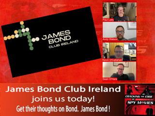 James Bond Club Ireland Talks Club and James Bond