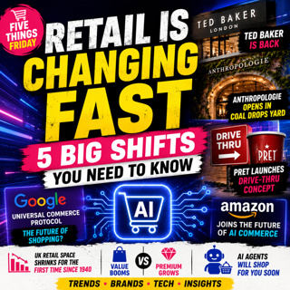 Why Retail Is Splitting in Two | Ted Baker, AI Commerce, Anthropologie & Coal Drops Yard