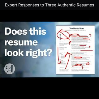 Expert Responses to Three Authentic Resumes