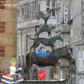 #100 597 GODNATTAVSNITT om stadsmusikanterna från Bremen