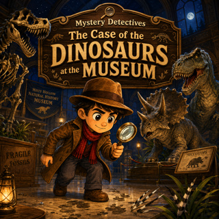 The Case of Dinosaur at the Museum