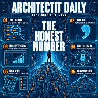 ArchitectIT: — Weekly Builders Code Digest - 2026-09-20