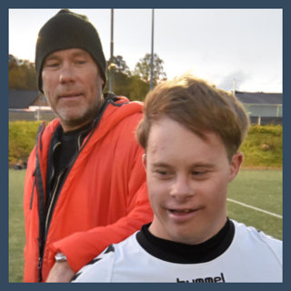 6 Pappaspesial: Lars har vært fotballtrener for sønnen i 18 år