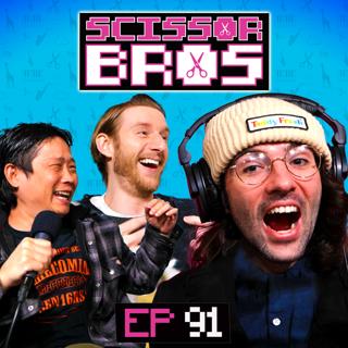 S1 Ep91: Cameron Grant (H3 Podcast) is Bob Ross | Scissor Bros w/ Steebee Weebee & Jeremiah Watkins | Ep 91