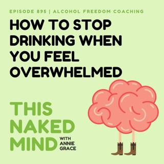 How To Stop Drinking When You Feel Overwhelmed | Alcohol Freedom Coaching | EP 895
