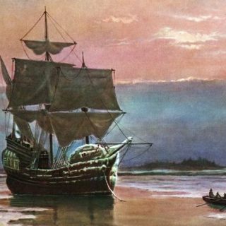 5th April 1621: The Mayflower returns to England from the settlement at Plymouth, having carried the Pilgrim fathers to America