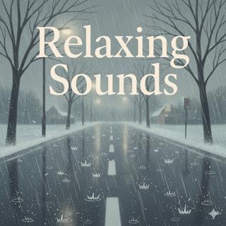 Relaxing Sounds - Winter Rain | Sleep, Study, Focus | (8 Hours)