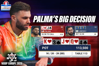 Could You Fold? Nick "Nicky P" Palma Reacts To Viral World Series of Poker Europe Hand