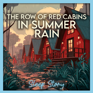 Summer Rain at the Red Cabins by the Lake | Cozy Bedtime Story for Adults to Fall Asleep Fast