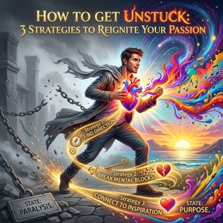 How to Get Unstuck: 3 Strategies to Reignite Your Passion