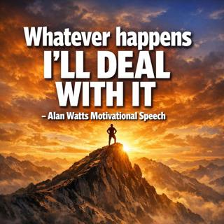 Whatever Happens, I'll Deal with It: Alan Watts Motivational Speech