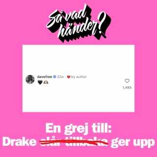 En grej till: Drake ger upp