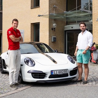 Broom-Vegards havarerte Porsche 991 + nye GTS på Ascari