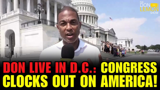 Don LIVE In D.C. As Congress Clocks Out!
