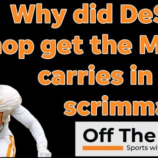 DeSean Bishop gets bulk of carries in Tennessee Football scrimmage: Do Vols have an RB issue?