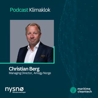 Sjef i Amogy Norge, Christian Berg, om ammoniakk som utslippsfritt drivstoff