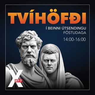 Tvíhöfðiá X-977 14. apríl