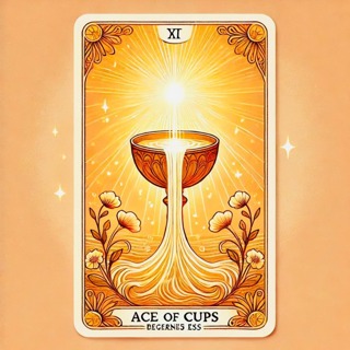 Tarotkort Begrets Ess