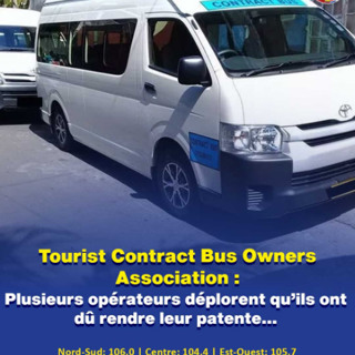 Tourist Contract Bus Owners Association : Plusieurs opérateurs déplorent qu’ils ont dû rendre leur patente…